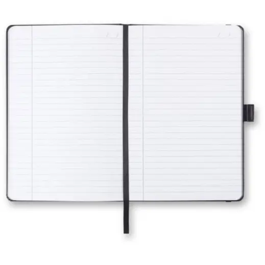 Kinel Change Collection Cactus Leather Journal Notebook Black Open